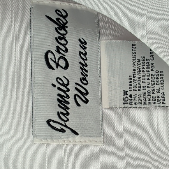 Jamie Brooke White Dress 16w New Nwt - Picture 3 of 4